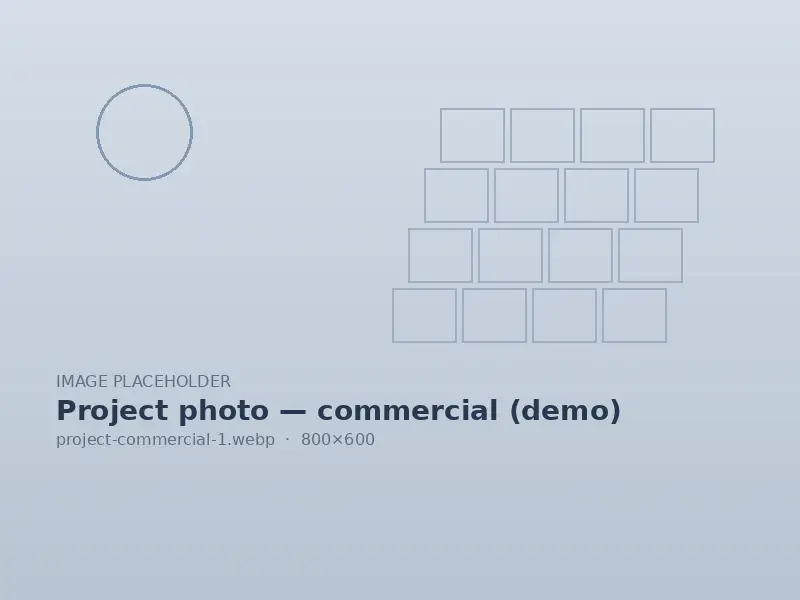 Sample commercial solar project